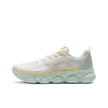 XTEP Tigger Shoes Cushioning And Breathable Low Top Running Shoes Men's Sail White/Sea Foam Green