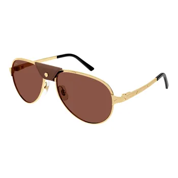 Cartier Aviator Frame Sunglasses