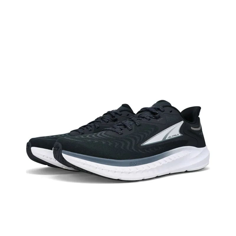 Altra Shock Absorbers With Slip Resistant And Abrasion Resistant Properties Low Top Running Shoes Men's Black White-2