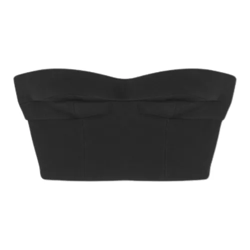 VERSACE Strapless Tops Women's Black