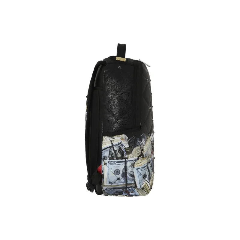 SPRAYGROUND Artificial Leather Backpack Unisex Black-2