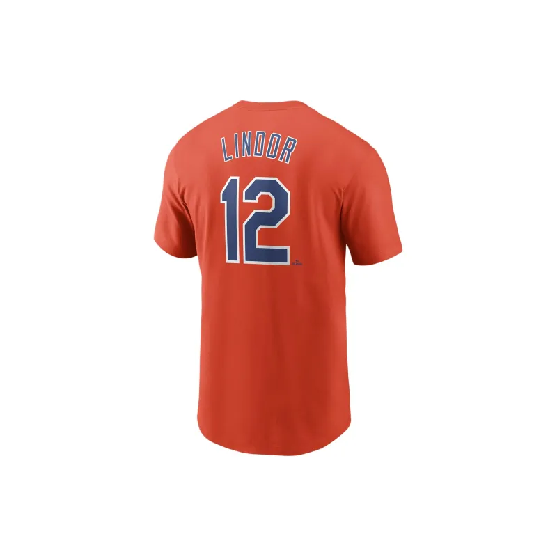 Nike Francisco Lindor New York Mets Fuse Men's Nike Mlb T Shirt-1