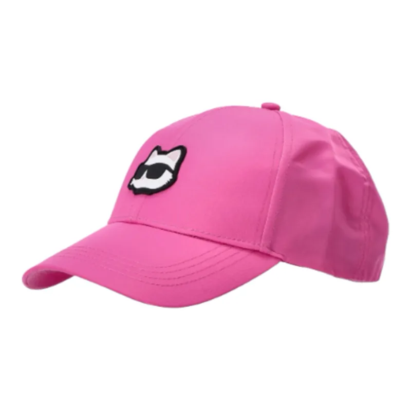 KARL LAGERFELD Cotton Polyester Baseball Caps Women's Pink-0