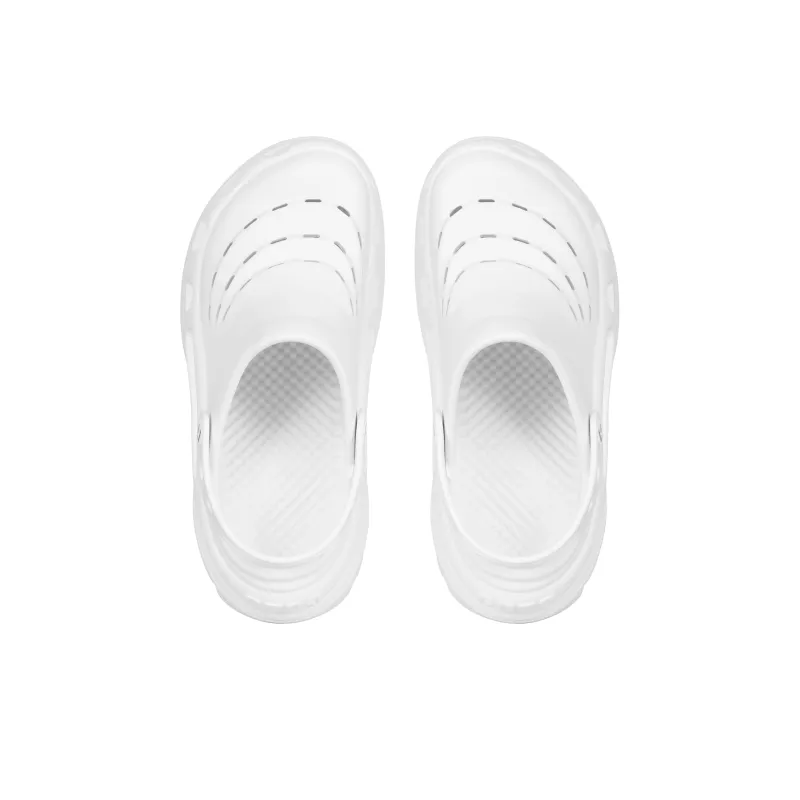GOTO Bibo Clogs Women's Iridescent White-3