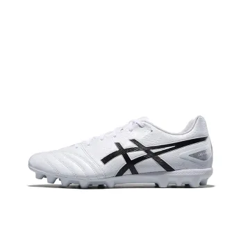 Asics DS LIGHT AG AG Rubber Short Studs Cushioning Coverage Impact Resistant Soccer Shoes Men's White Black