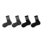 4 Pack (Dark Heather Gray *2-Black *2)