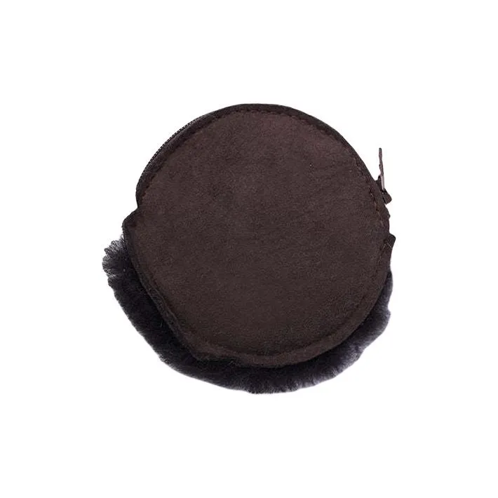 UGG Shearling Wallet Unisex Chocolate-3