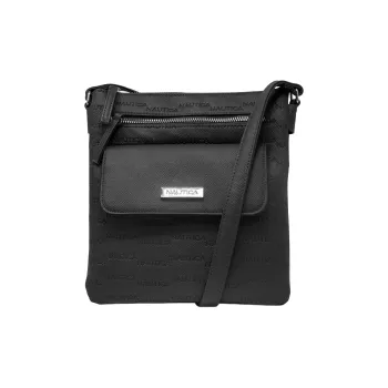 NAUTICA Polyurethane Shoulder Bag Crossbody Bag Regular Women's Pure Black
