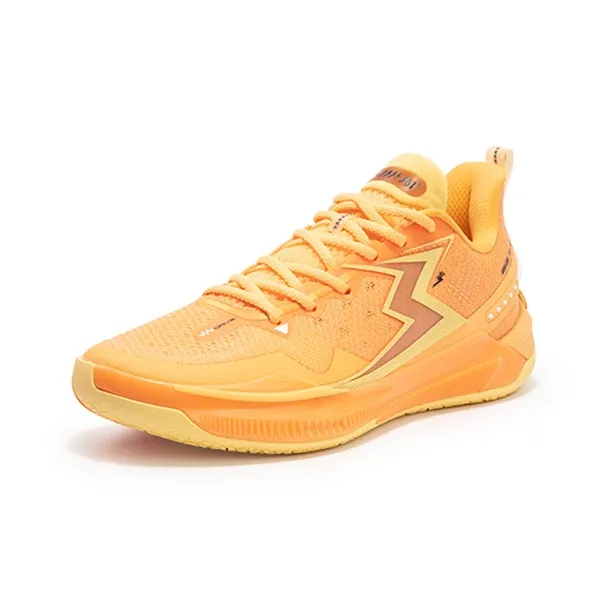 361° BIG3 5.0 Quick Orange Soda Cushioning Anti Slip And Wear Resistant Low Top Basketball Shoes Unisex Loquat Orange-1