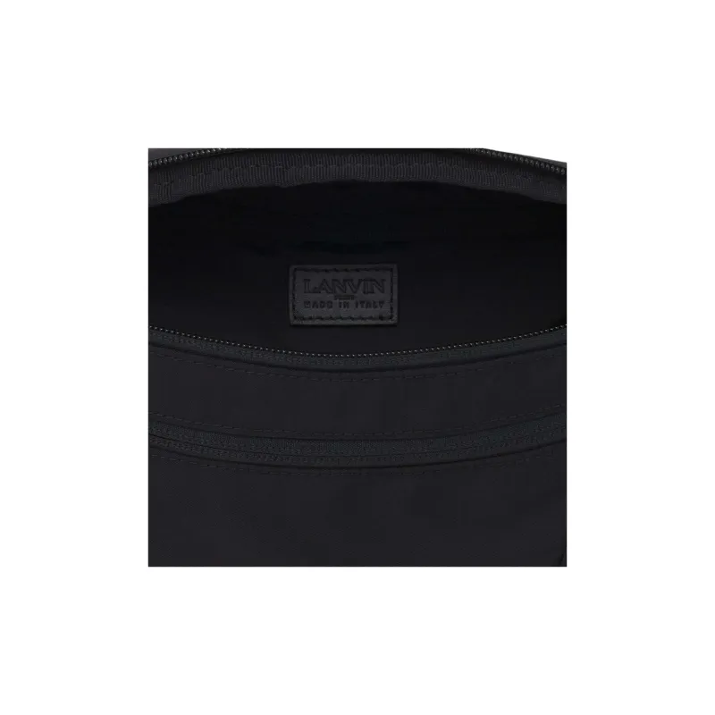 Lanvin Curb Nylon Fanny Pack Men's Black-3