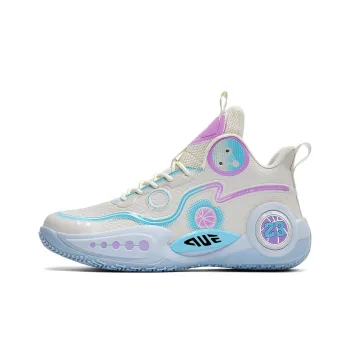 Prince McQueen Anti-Slip And Wear-Resistant Coverage Mid-Top Basketball Shoes Unisex
