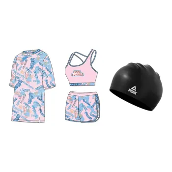 PEAK Swimming Sets Elastane Polyester Seaside Beach Bubble Hot Spring Women's