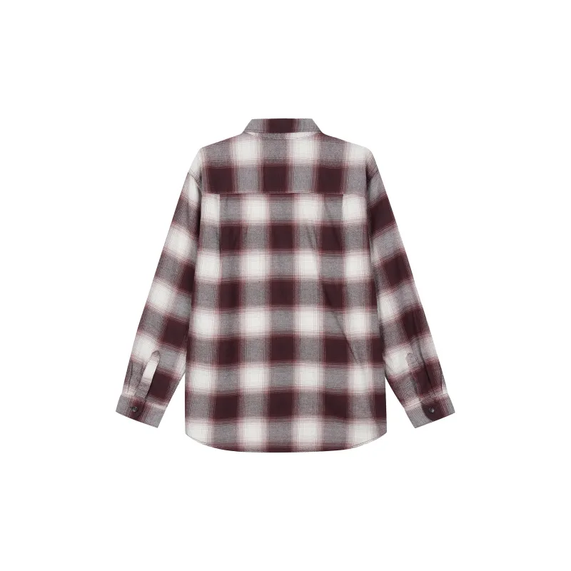 UNIQLO Shirts Unisex Maroon-17-1