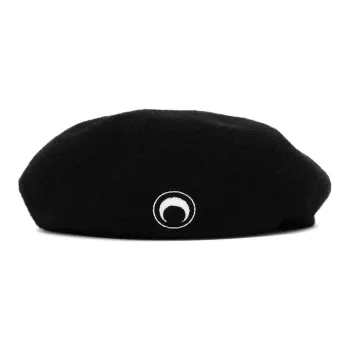 Marine Serre Berets Unisex Black