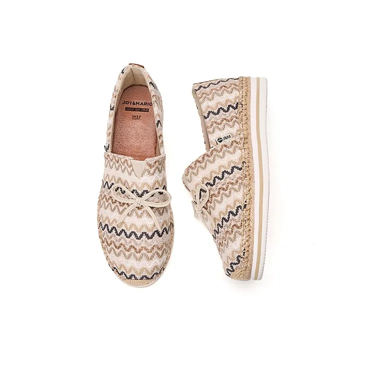 Joy&Mario Espadrilles Women's Beige/Red/Blue-3