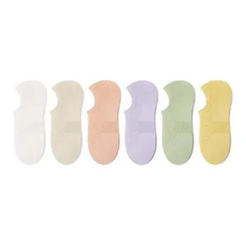 B&C.Room SS24 No Show Socks Spring Summer Women's 6 Pack
