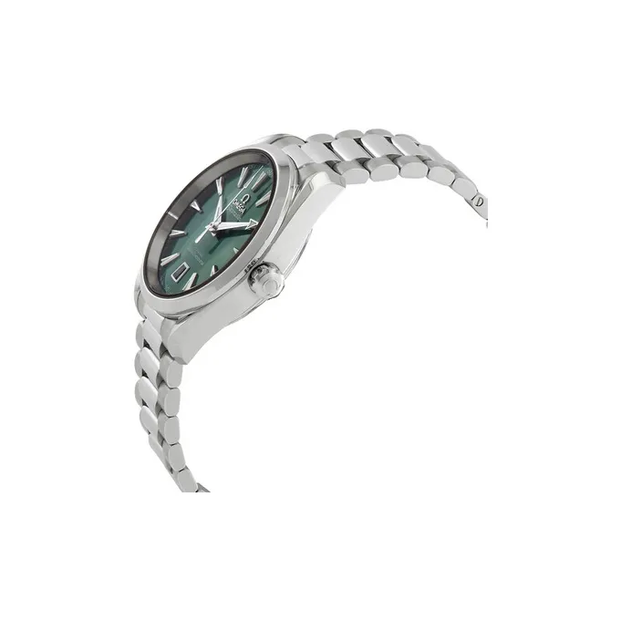 OMEGA AQUA TERRA 150 Meters Automatic Mechanical Movement Unisex Watch 38mm Green Dial Steel Watch Case Steel Strap-1