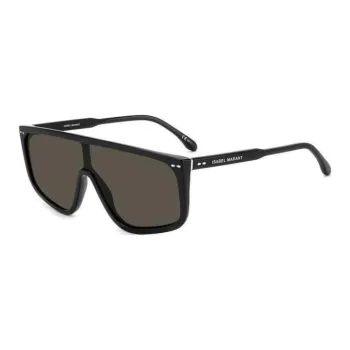 ISABEL MARANT Acetate Irregular Shape Sunglasses Unisex Black