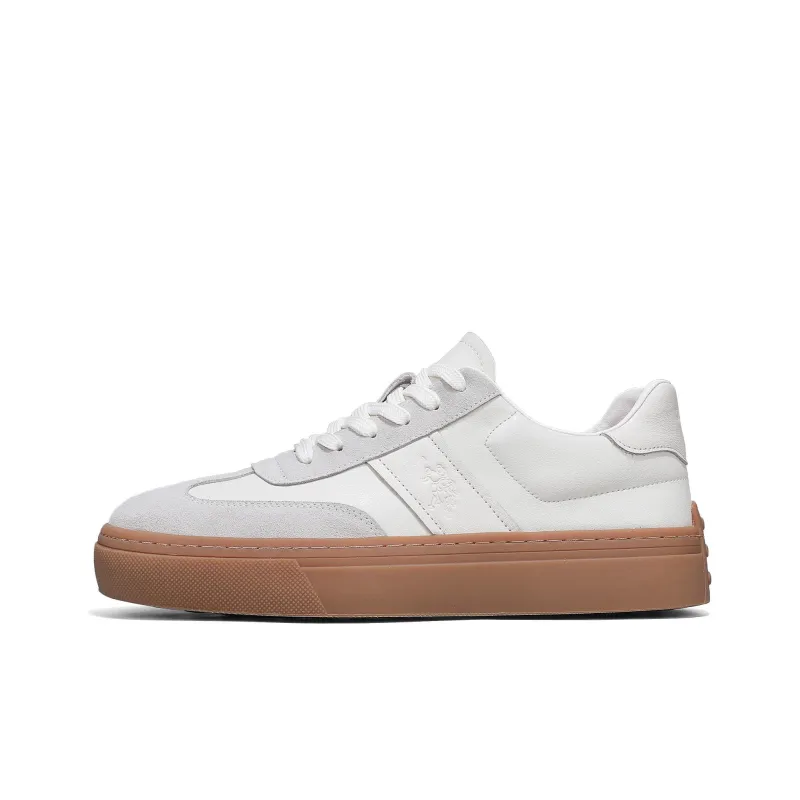 U.S. POLO ASSN. Minimalist Style German Army Trainers Height Increasing Lightweight Low Top Skateboard Shoes Men's-11