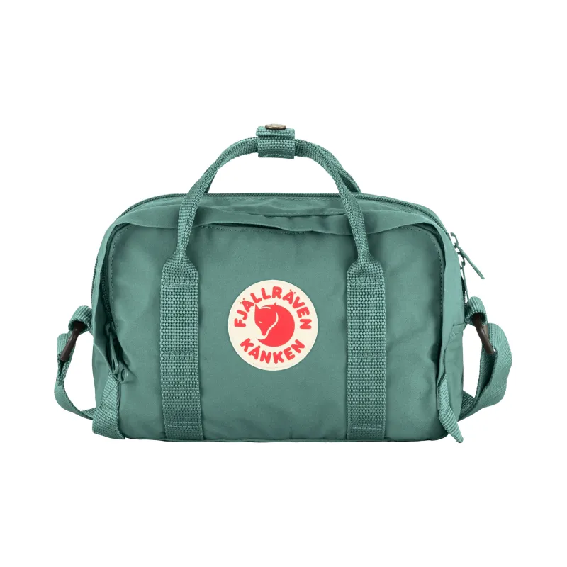 Fjallraven Kanken Vinylon One Shoulder Crossbody Portable Fanny Pack Large Size Men's Frost Green-0