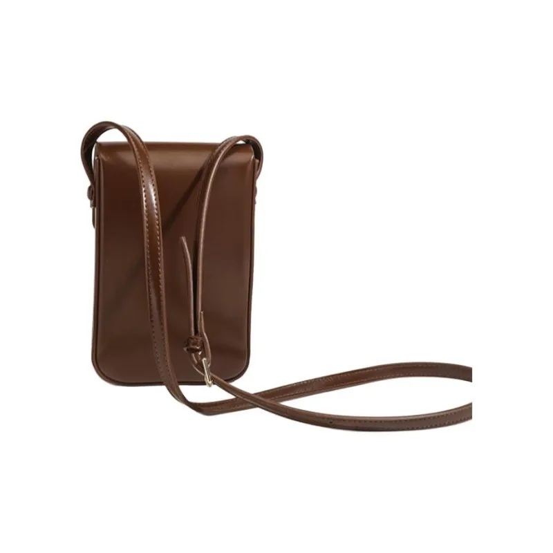 HAWA PU Shoulder Bag Crossbody Bag Small Size Unisex Brown/Black/Khaki/White-2