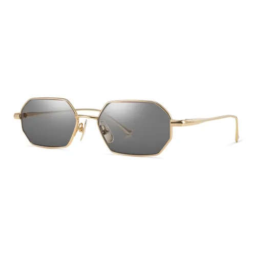  JIGOTT Metal Irregular Shape Sunglasses Unisex