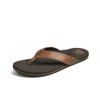 REEF Rubber Sole Odor Resistant Flip Flops Unisex Brown