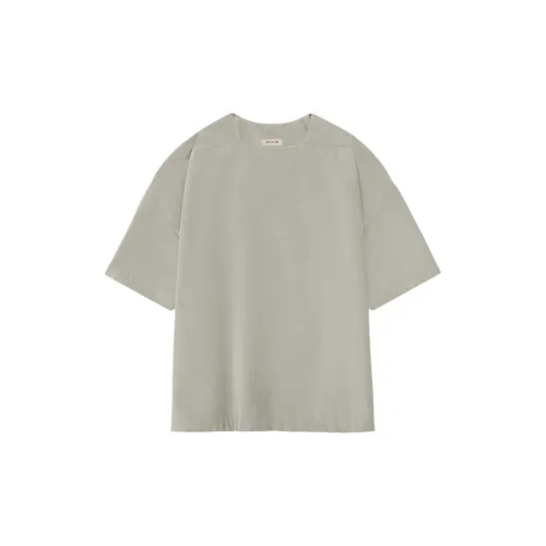 Fear Of God T-Shirts Unisex Light Gray