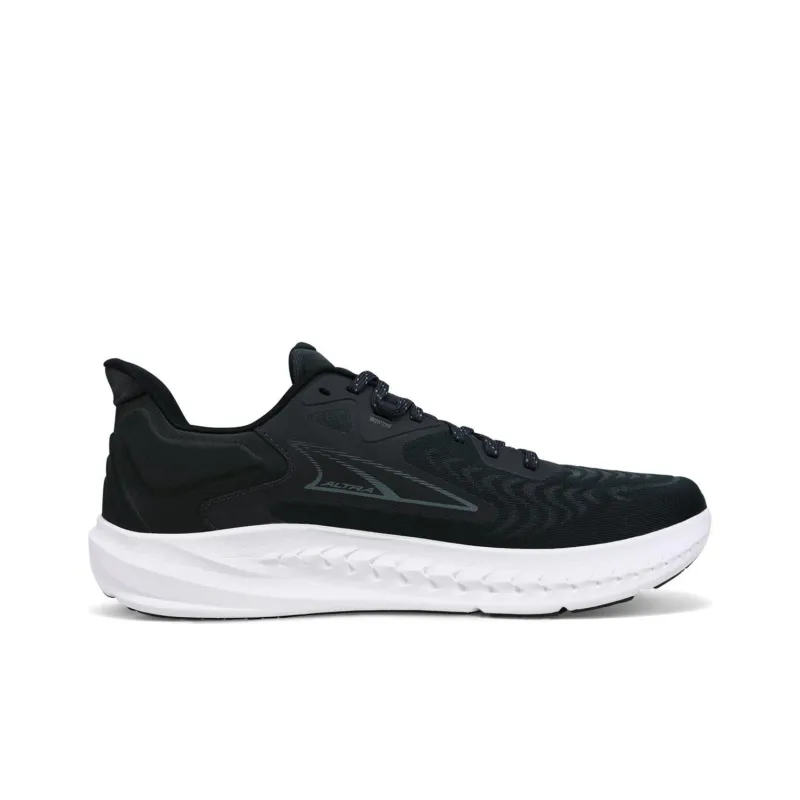 Altra Shock Absorbers With Slip Resistant And Abrasion Resistant Properties Low Top Running Shoes Men's Black White-1