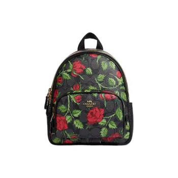 COACH Court Cow Leather Backpack Mini Women's Black