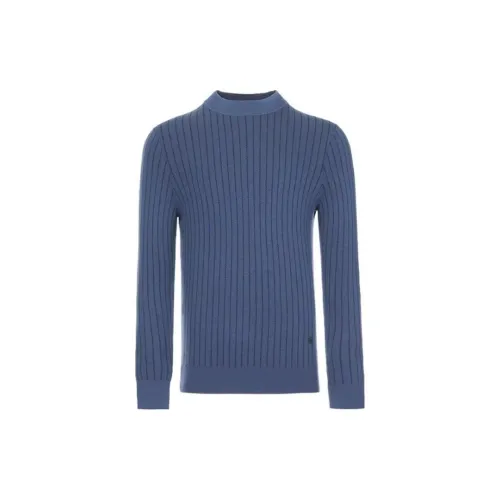 BRAUN BUFFEL Sweaters Men Blue Gray