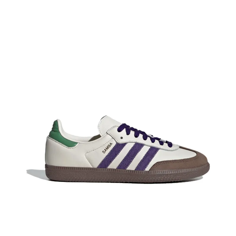 Adidas Samba OG Off White Core Purple Green Brown Women's-1