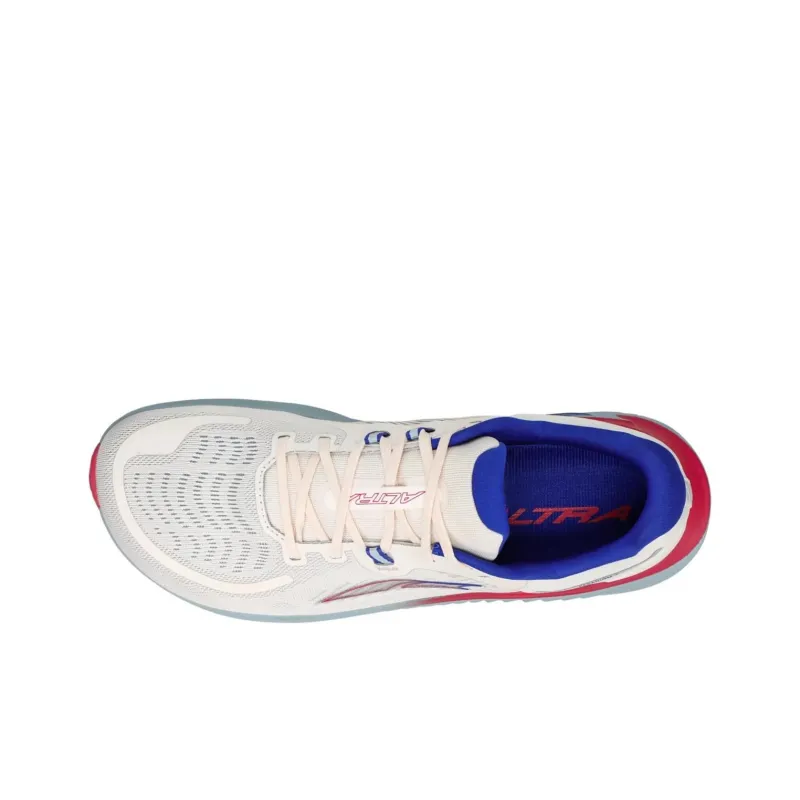 Altra Cushioning Anti Slip And Wear Resistant Low Top Casual Running Shoes Men's White Red Blue-3