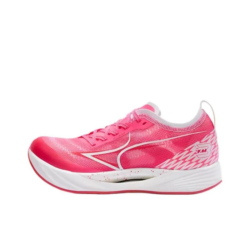 HEALTH KM3 Cushioning Wear Resistant Low Top Sprint Long Distance Running Training Running Shoes Unisex Pink-0