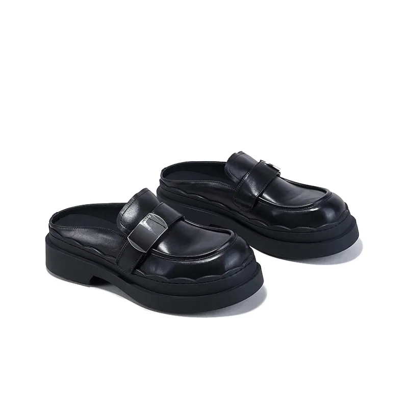 BELLALILY Closed Toe Slippers 3.5cm Women's-9