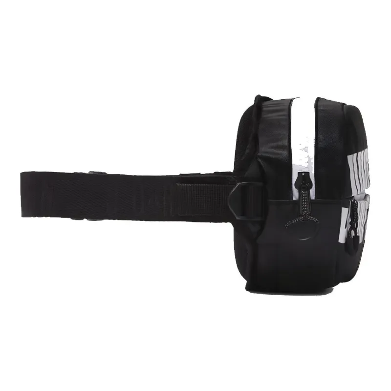 Jordan PU Crossbody Bag Sling Bag Fanny Pack Unisex Black-2