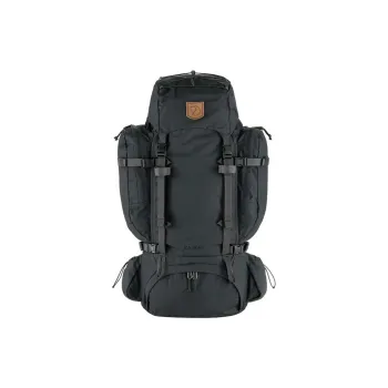 Fjallraven Polyamide Outdoor Mountaineering Bag, Backpack Medium Size Men's Black