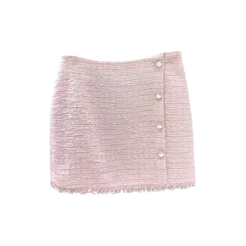 PAVLISOVA Casual Short Skirts Women's Pink