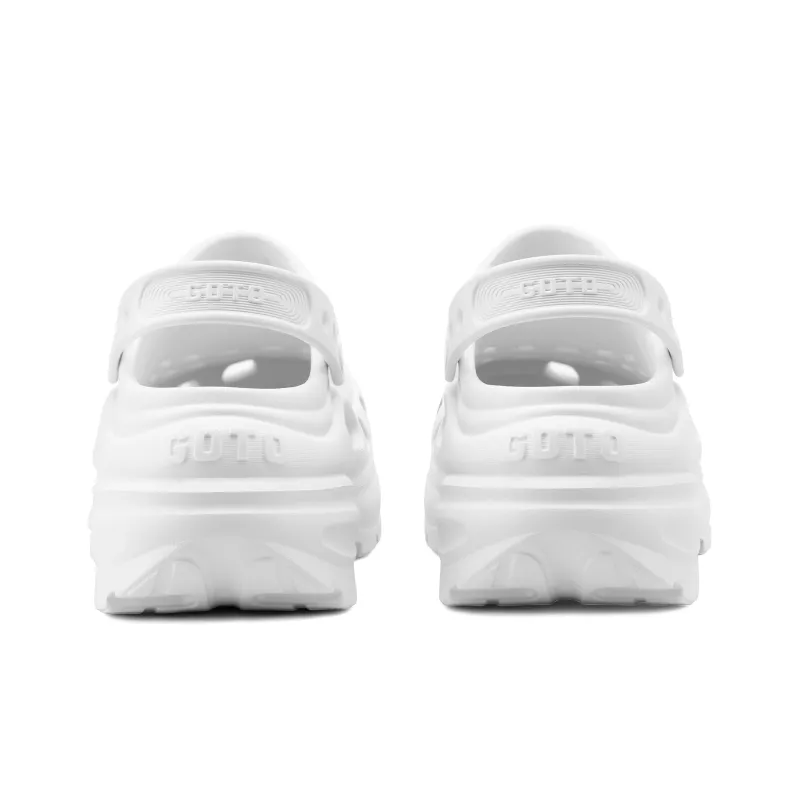 GOTO Bibo Clogs Women's Iridescent White-4