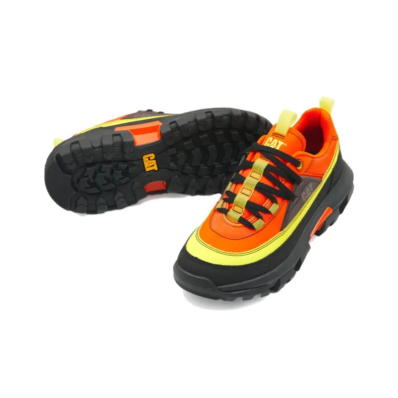 CAT Low Top Casual Shoes Men's Orange-2