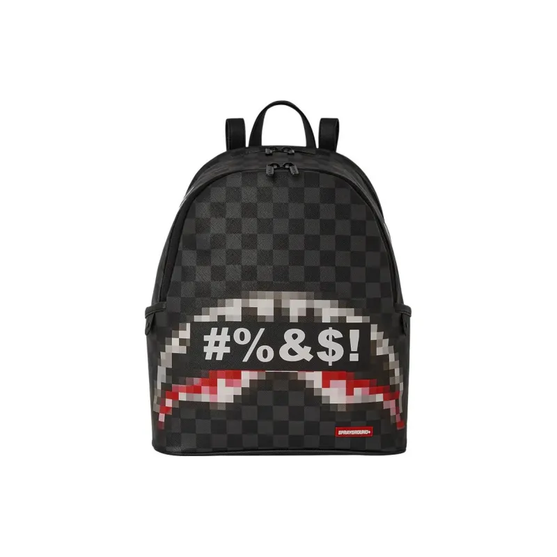 SPRAYGROUND Artificial Leather Backpack Unisex Black-0