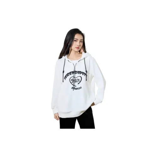 SMEN Sweatshirts Women's White