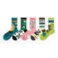 Cartoon Crew Socks-5 Pack