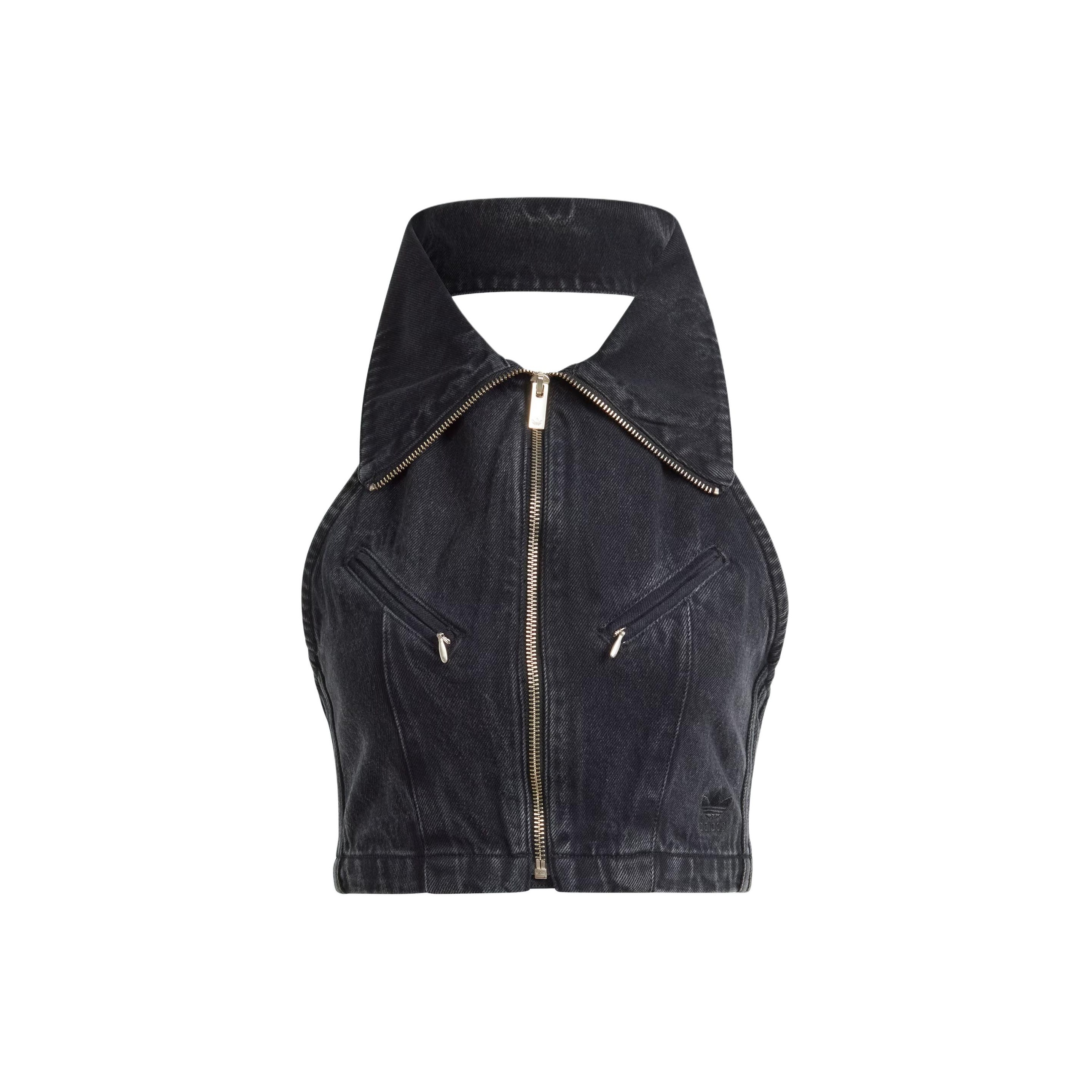 Denim biker vest hotsell