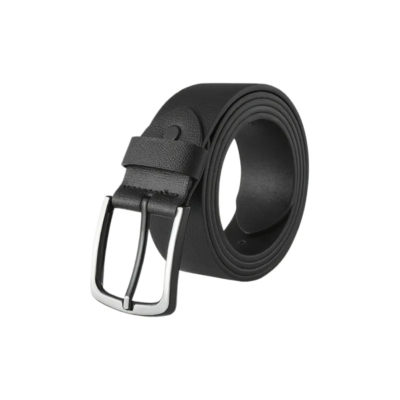 CARTELO Cow Split Leather Belts Men's Width 3.5CM-0