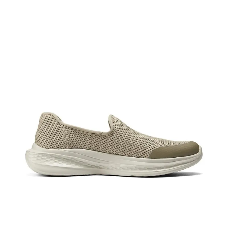 Skechers Slip Resistant Cushioning Wear Resistant Low Top Casual Shoes Men's Light Green-1