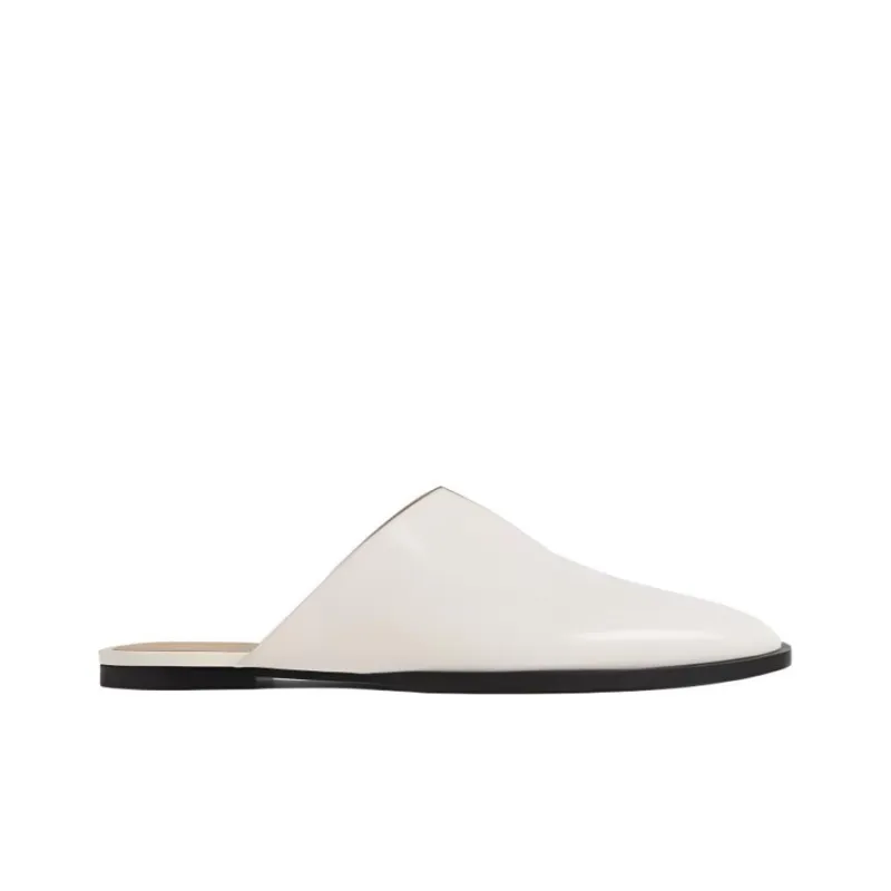 Bottega Veneta Slip Resistant Closed Toe Slippers Women's White-1
