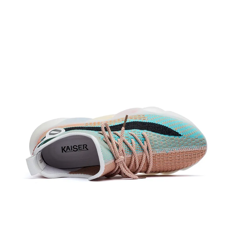 KAISER Running Shoes Men Low Top Blue/Green-11