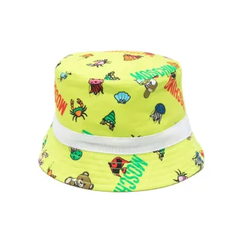 MOSCHINO Teddy Bear Cotton Bucket Hat