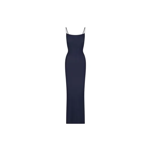 Skims Slip Dresses Women's Navy/Marine Blue